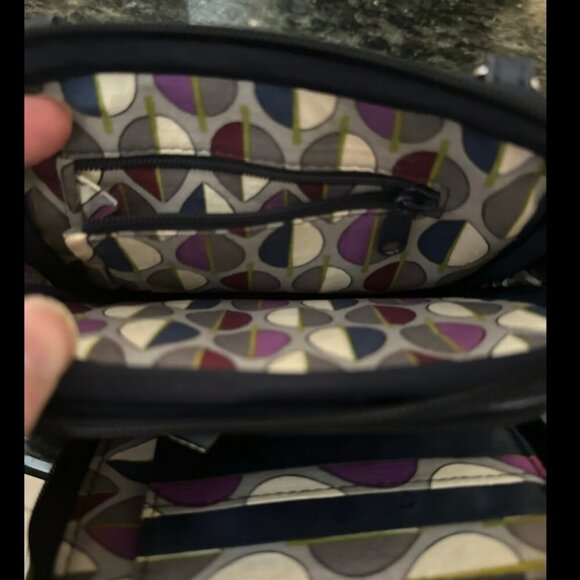 Vera Bradley Navy Quilted Wallet/Wristlet NWOT - Picture 4 of 5